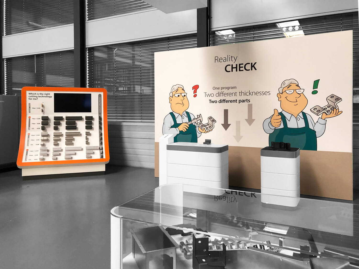 Showroom Megaposter Produktedisplay