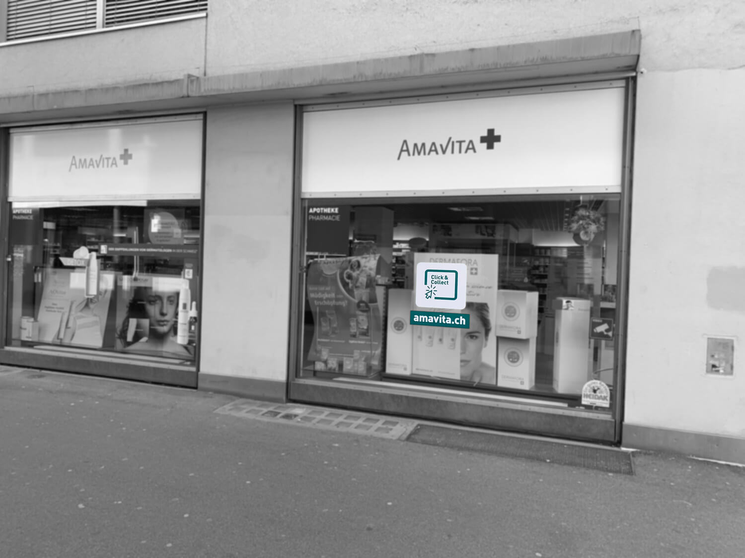 Schaufenster Werbeaufkleber POS