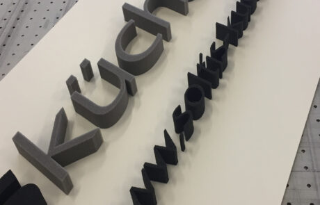 3D Buchstaben Fassadenbeschriftungen