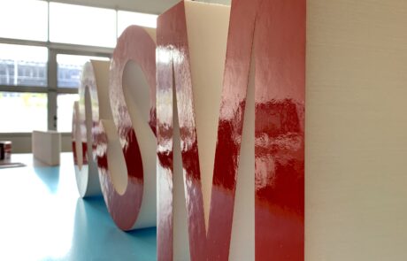 Laser Cutting 3D-Buchstaben Werbung